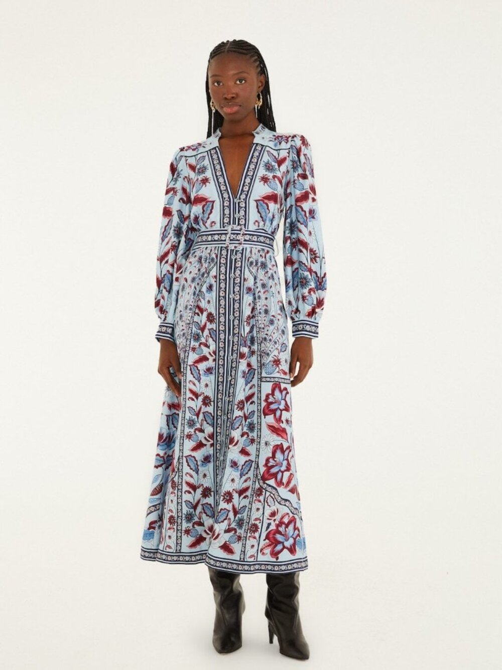 Soft Blue Marcelle Maxi Dress - Picture 1 of 1